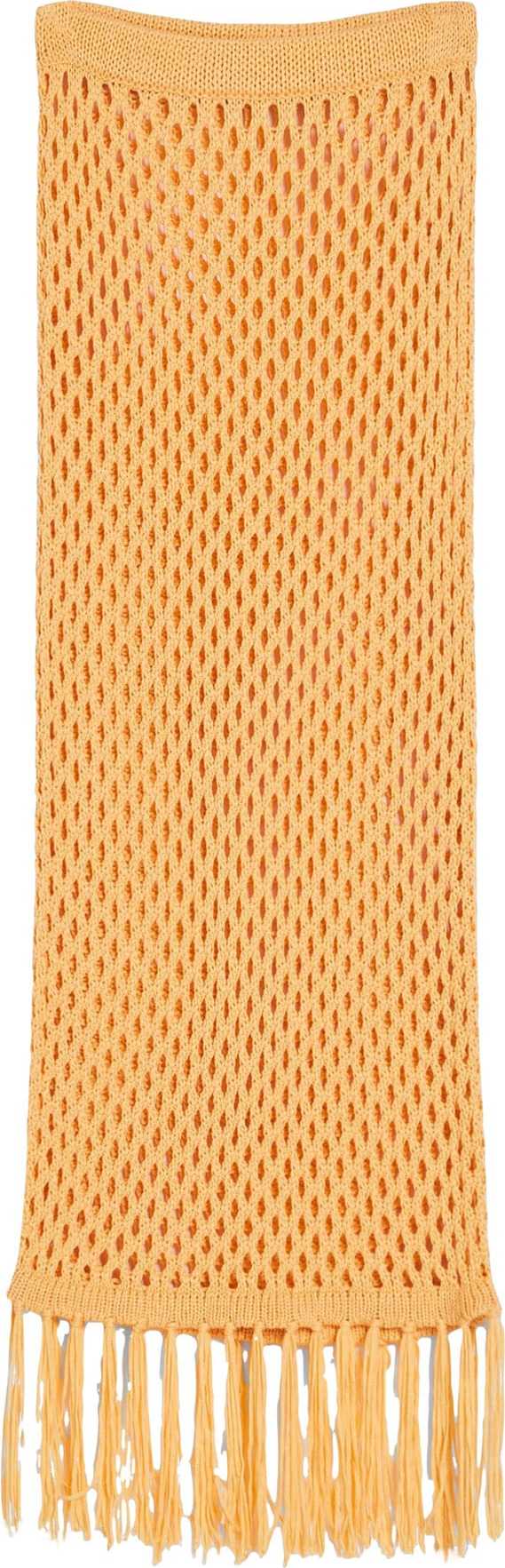 Bershka Sukně jasně oranžová