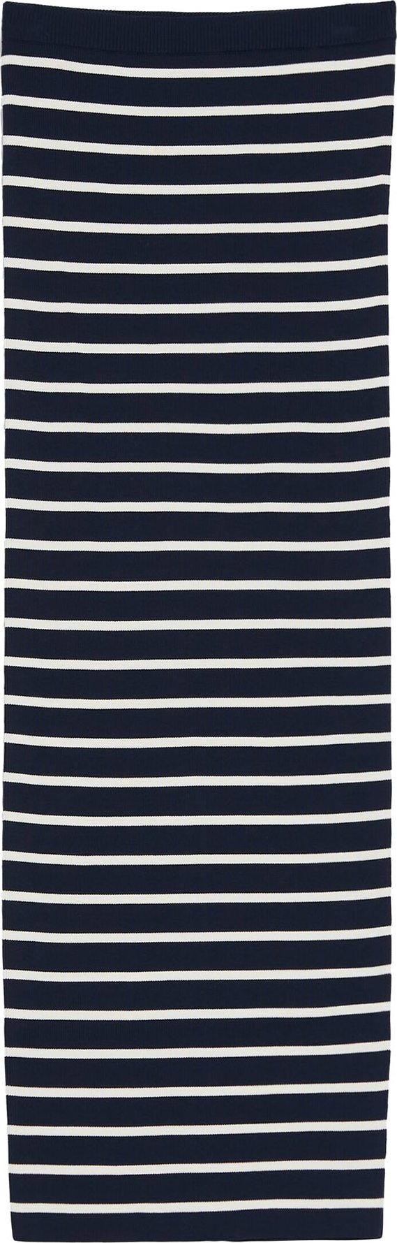 Bershka Sukně kobaltová modř / bílá