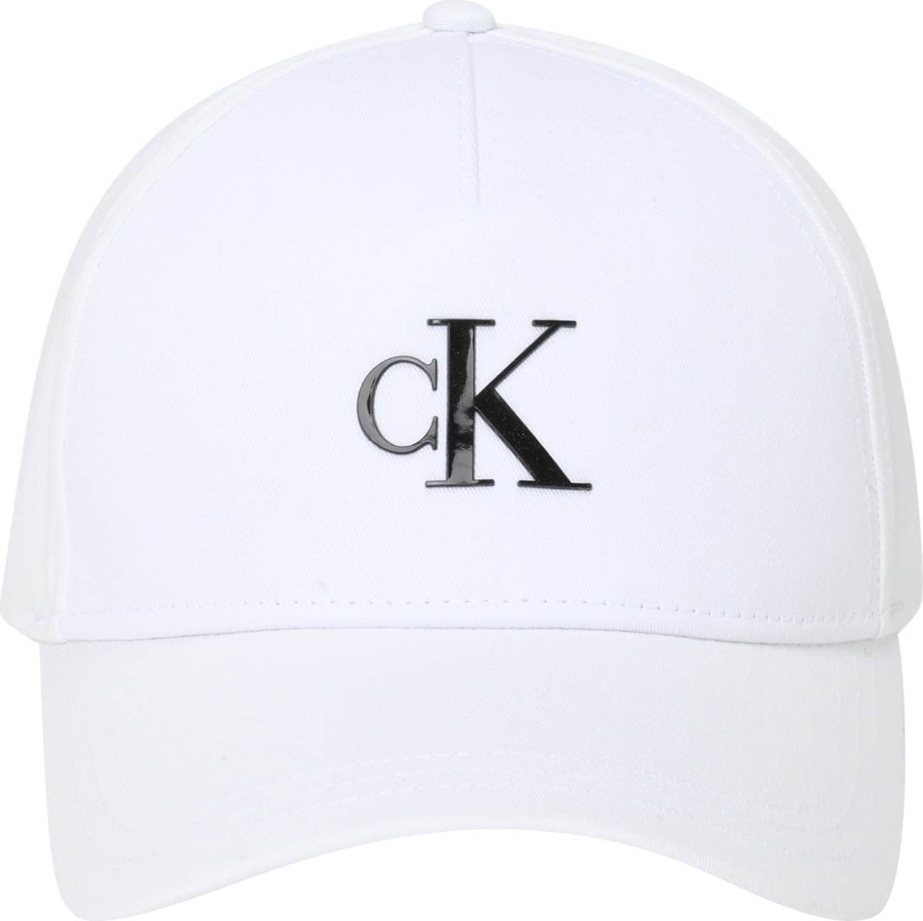 Calvin Klein Jeans Kšiltovka černá / bílá