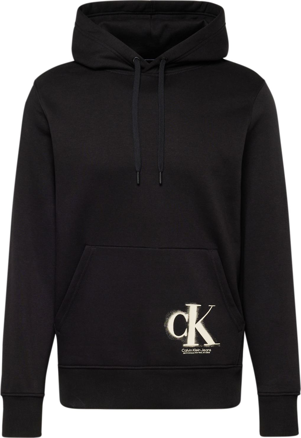 Calvin Klein Jeans Mikina režná / černá