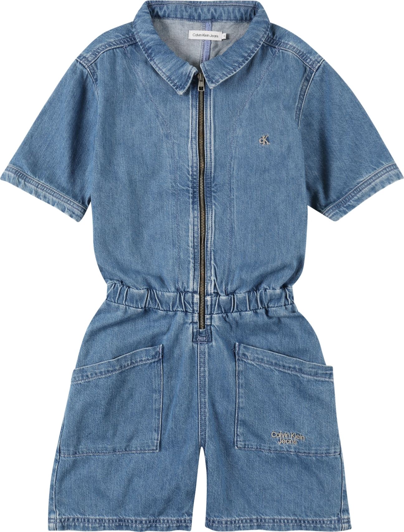 Calvin Klein Jeans Overal modrá džínovina