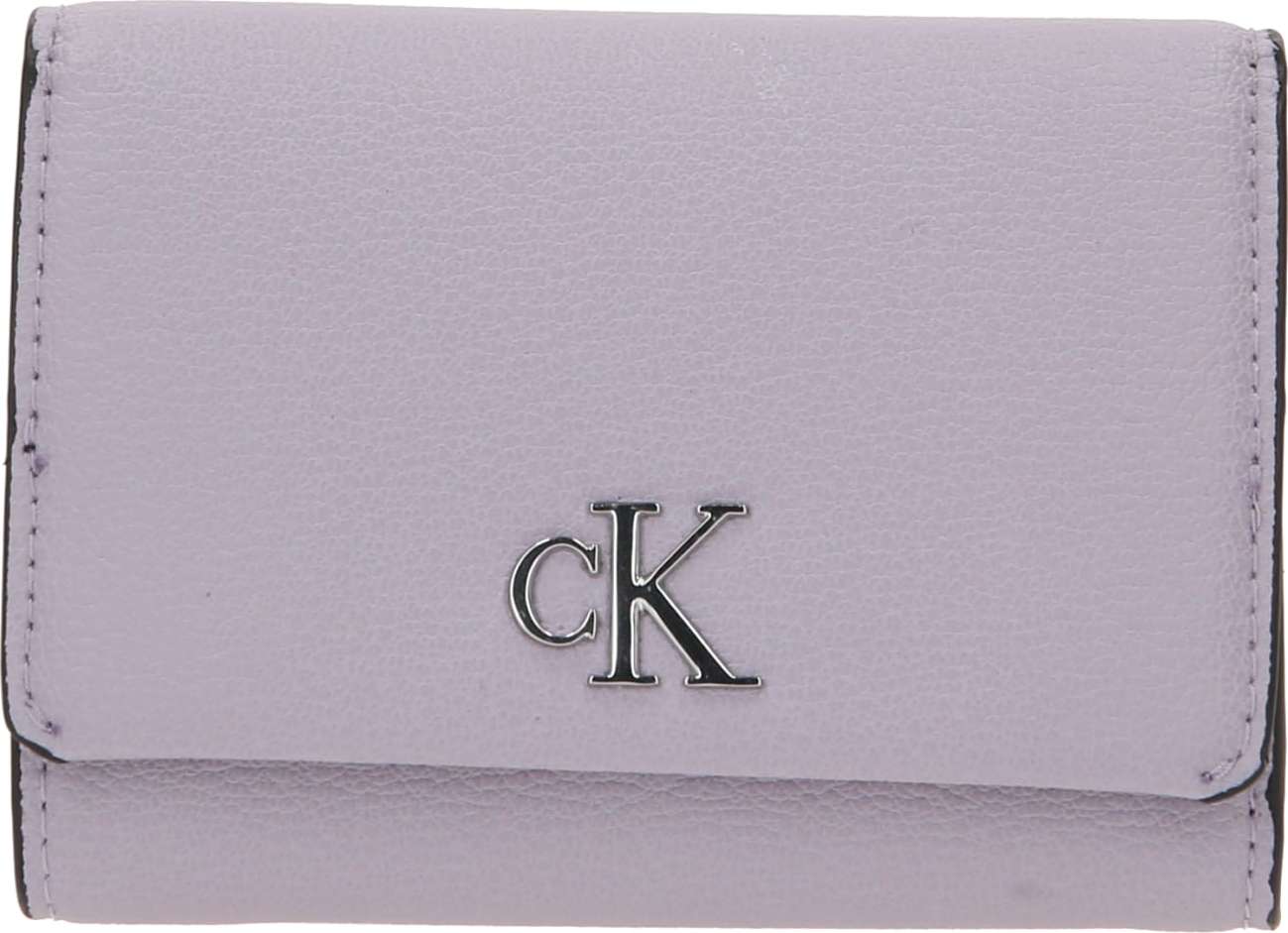 Calvin Klein Jeans Peněženka bledě fialová / černá / stříbrná