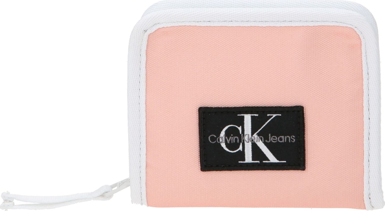Calvin Klein Jeans Peněženka pudrová / černá / offwhite