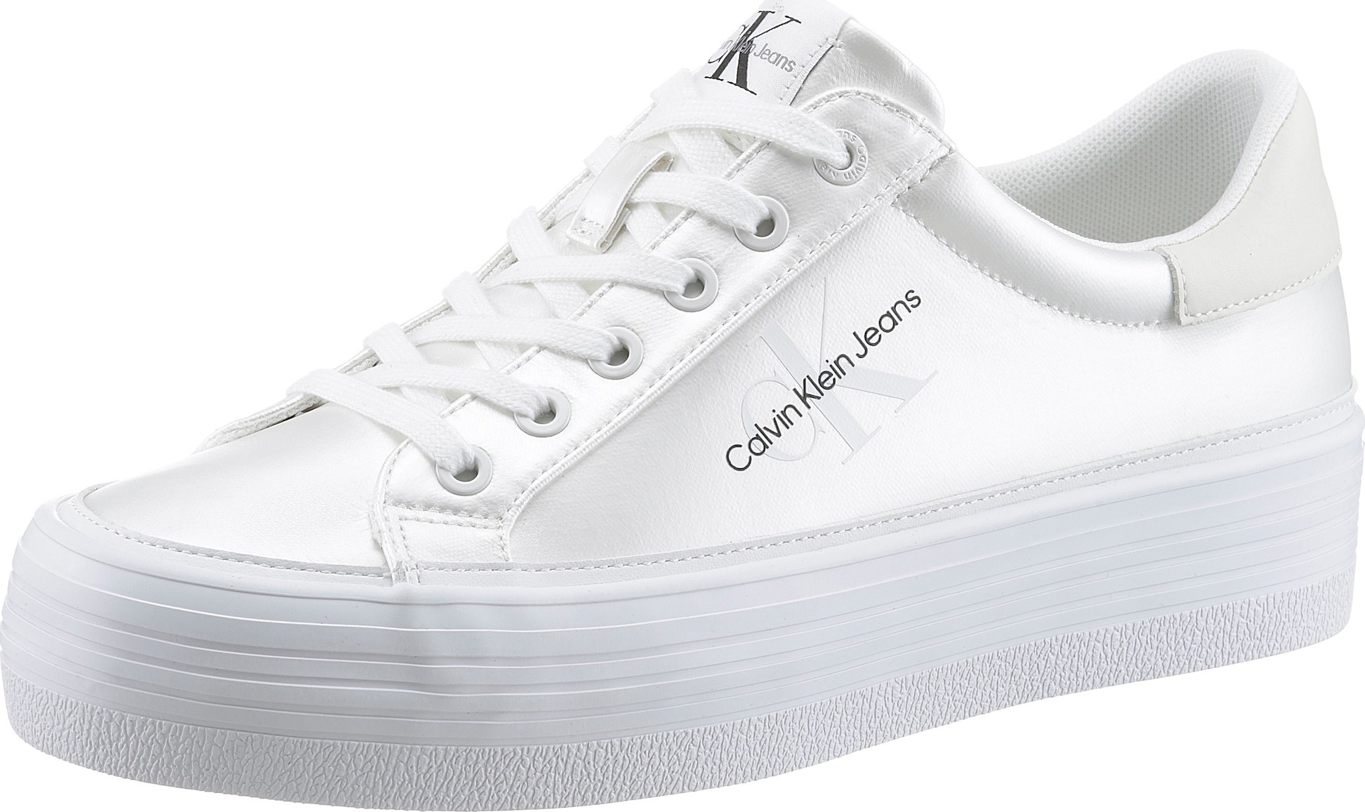 Calvin Klein Jeans Tenisky černá / perlově bílá