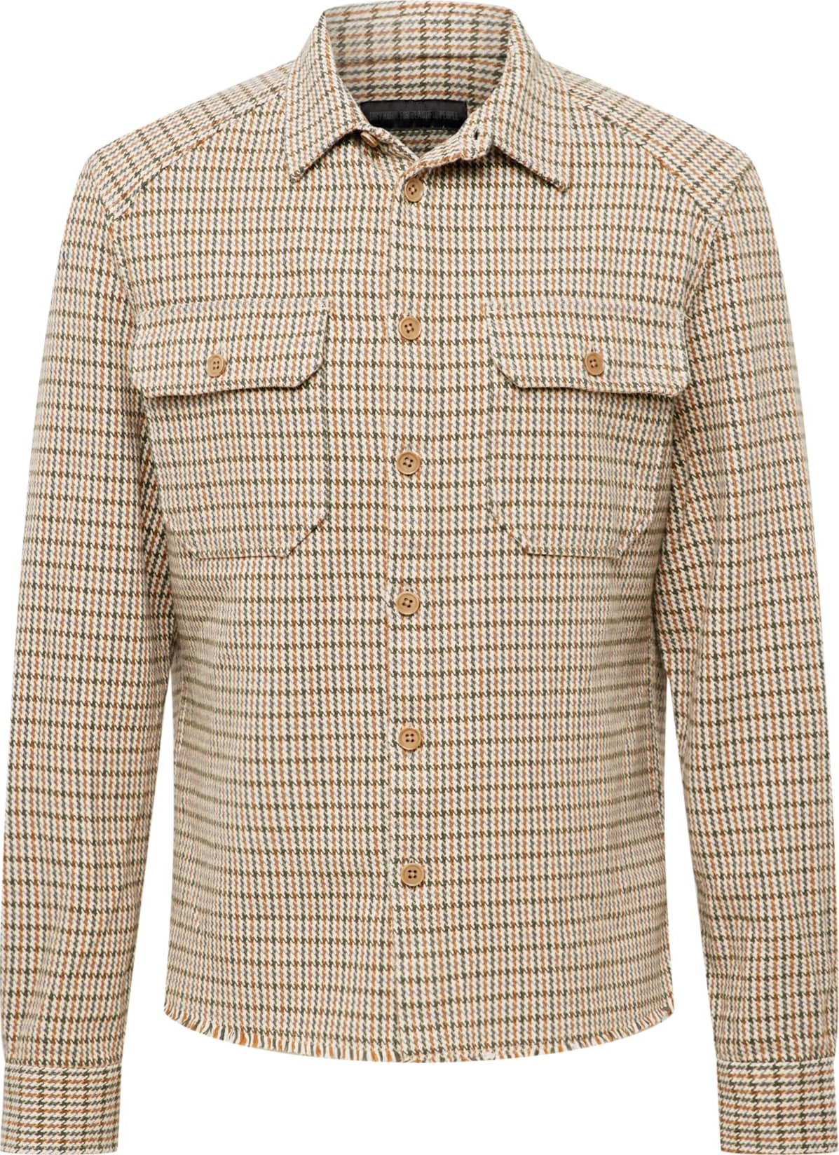 DRYKORN Košile koňaková / cappuccino / olivová