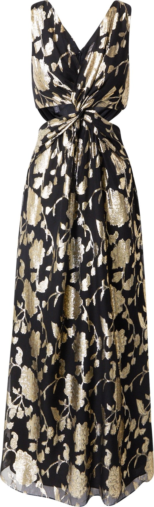 Forever New Šaty 'Amber' zlatá / černá