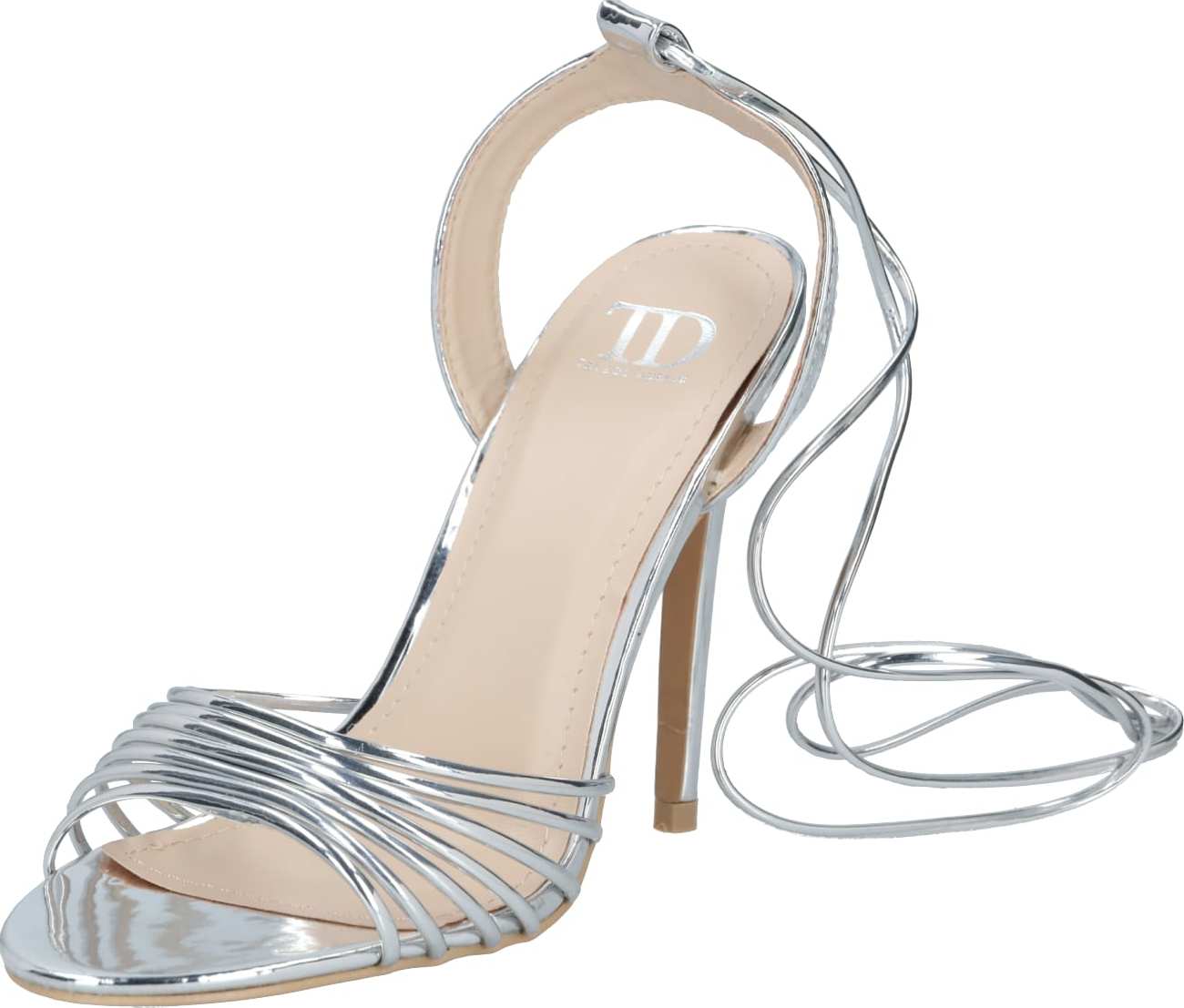 GLAMOROUS Sandály stříbrná