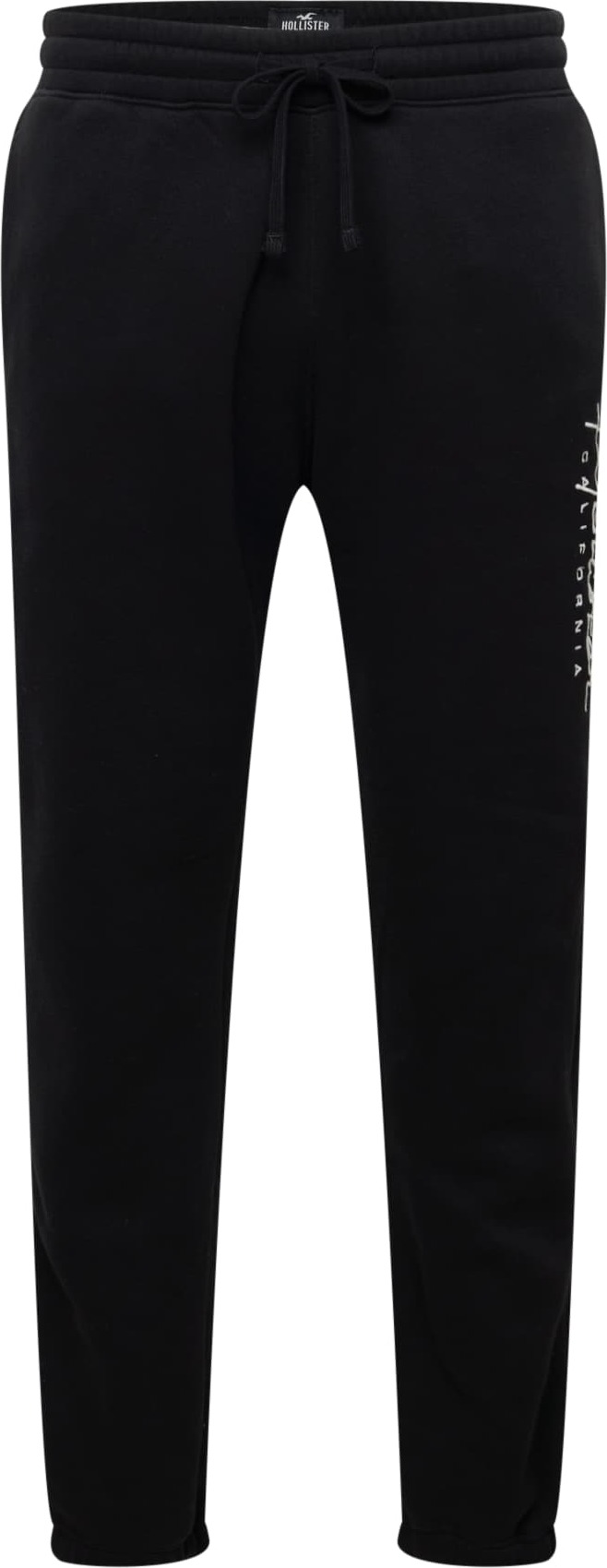 HOLLISTER Kalhoty černá / bílá