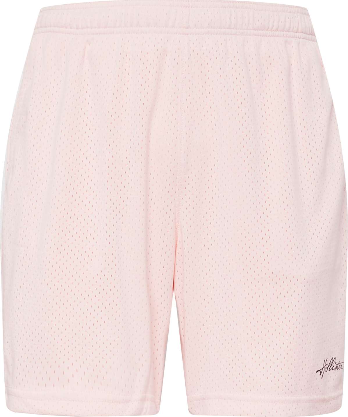 HOLLISTER Kalhoty pink / černá