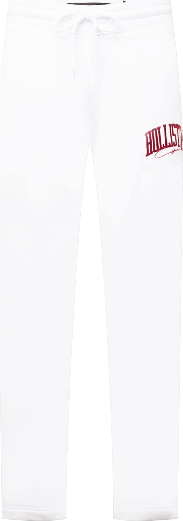 HOLLISTER Kalhoty 'VARSITY' červená / bílá