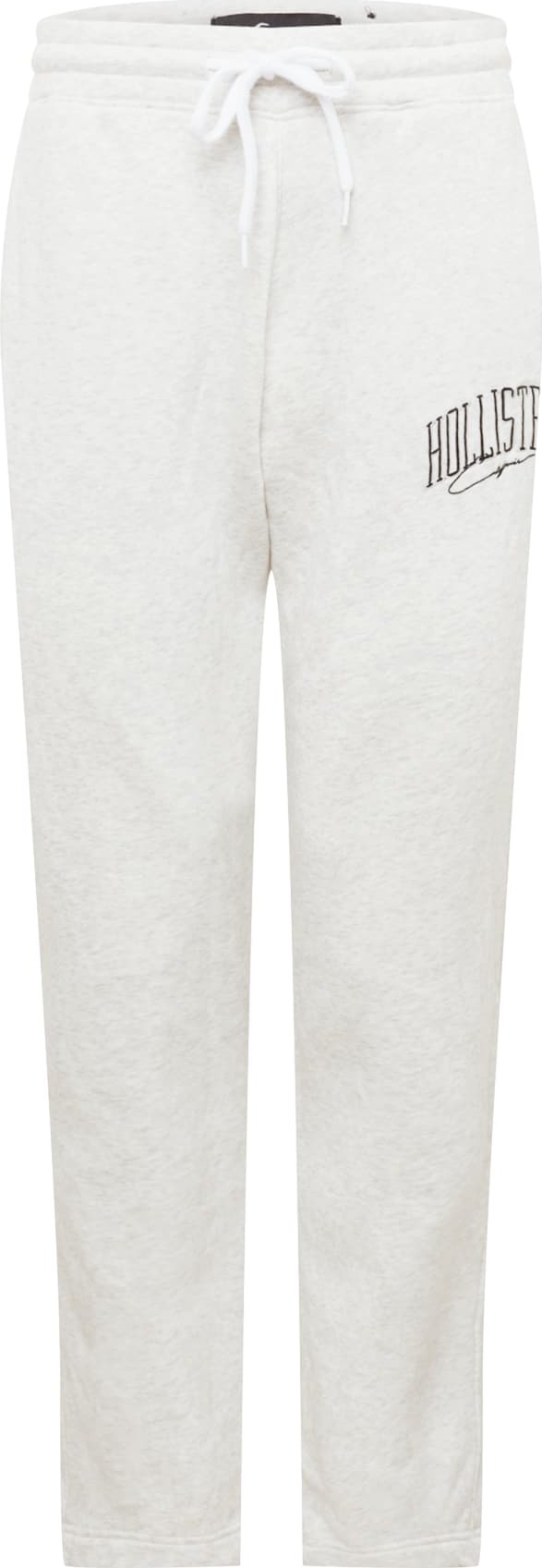 HOLLISTER Kalhoty 'VARSITY' šedý melír / černá / bílá