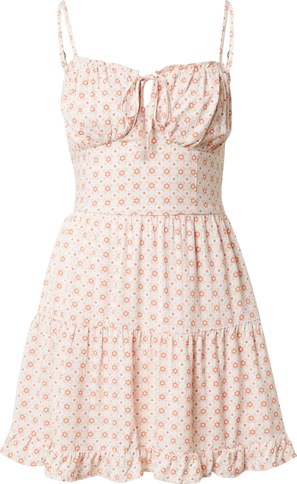 HOLLISTER Letní šaty mix barev / oranžová