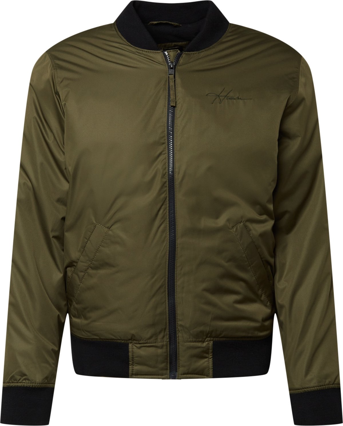 HOLLISTER Přechodná bunda olivová