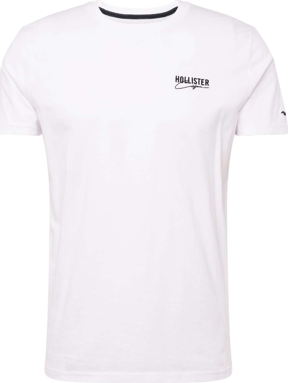 HOLLISTER Tričko 'EMEA' černá / bílá