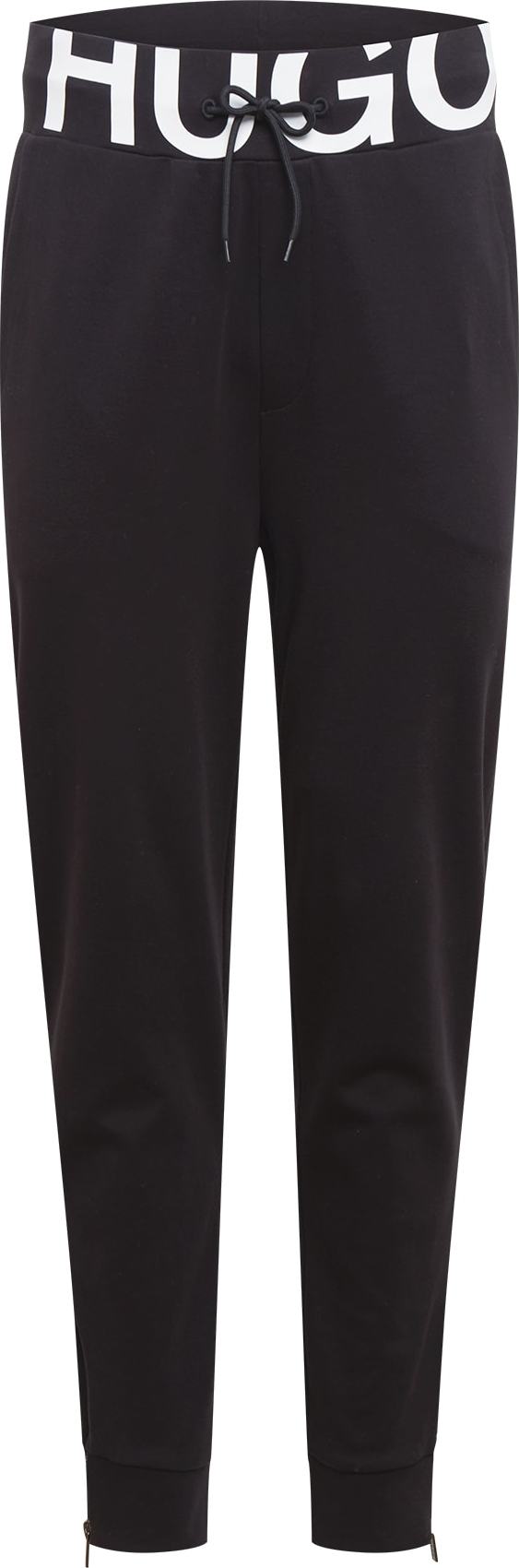 HUGO Kalhoty 'DUROS' černá / bílá