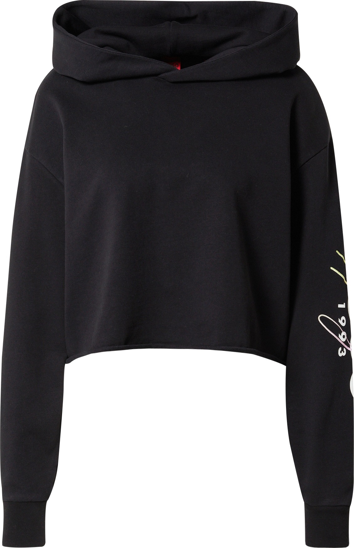 HUGO Mikina 'Dangaya' světlemodrá / pastelově žlutá / orchidej / černá / bílá