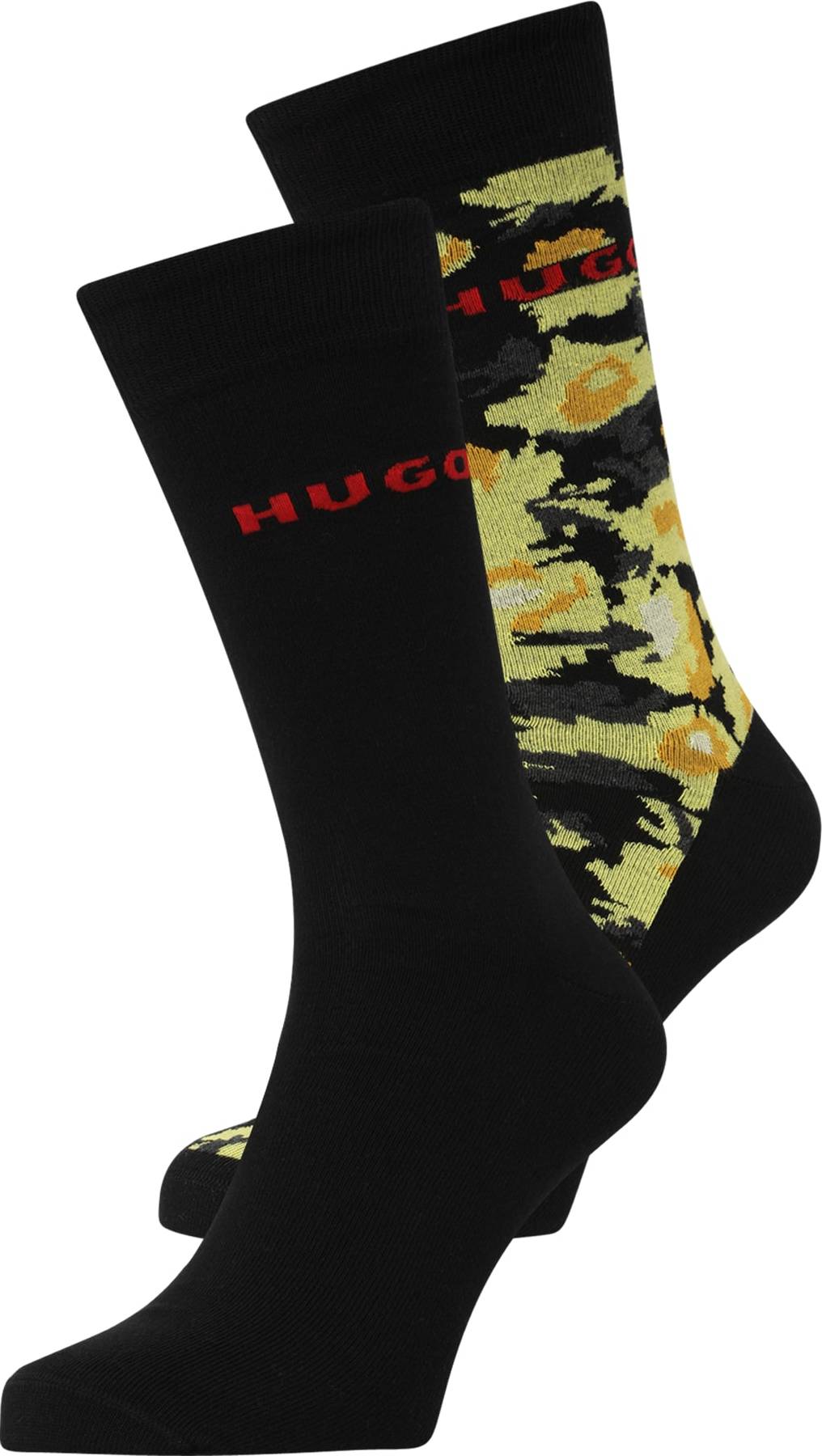 HUGO Ponožky 'FLOWER' mix barev / černá