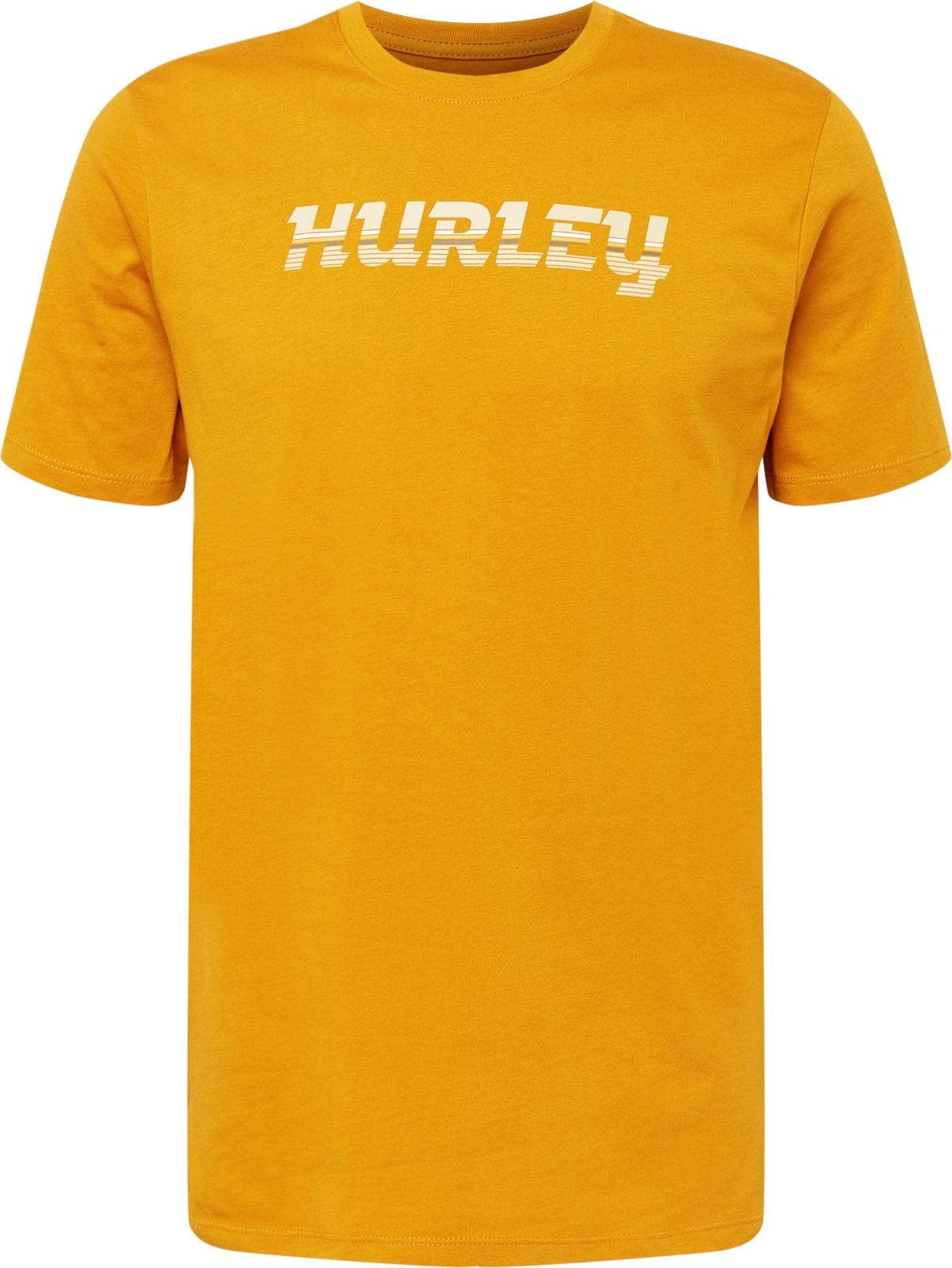 Hurley Funkční tričko zlatě žlutá / bílá