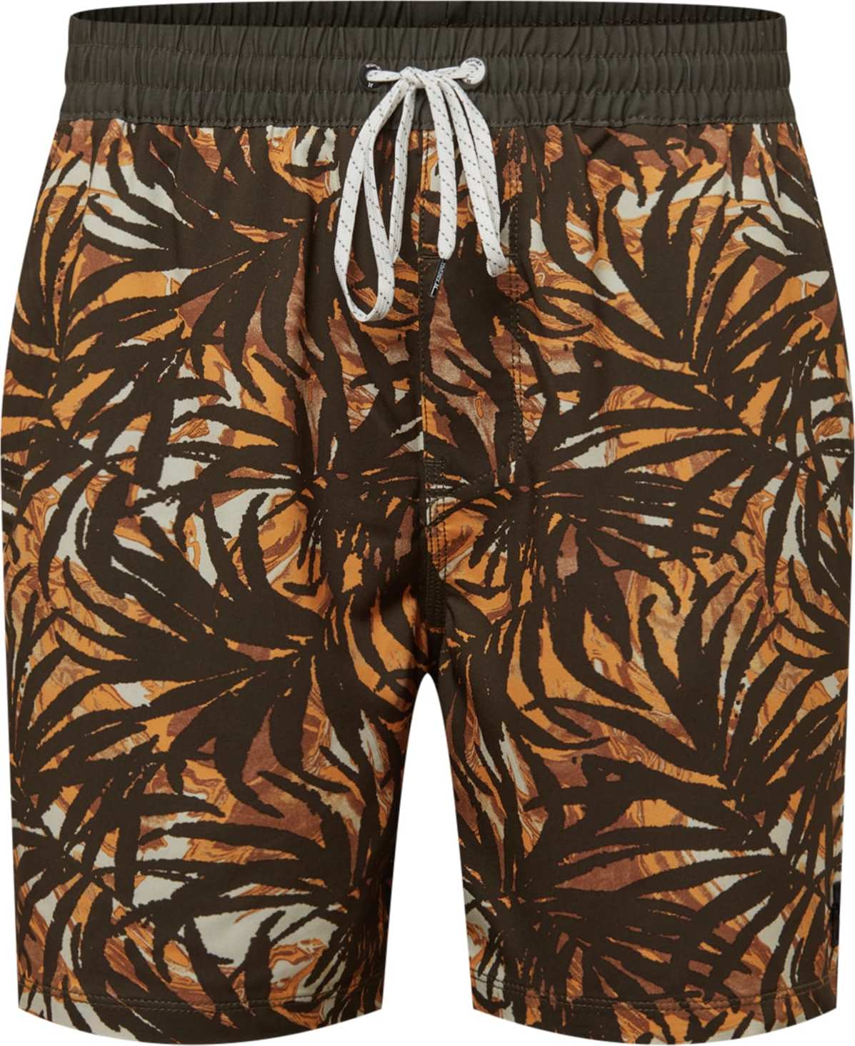 Hurley Sportovní kalhoty 'PHANTOM' hnědá / tmavě zelená / oranžová