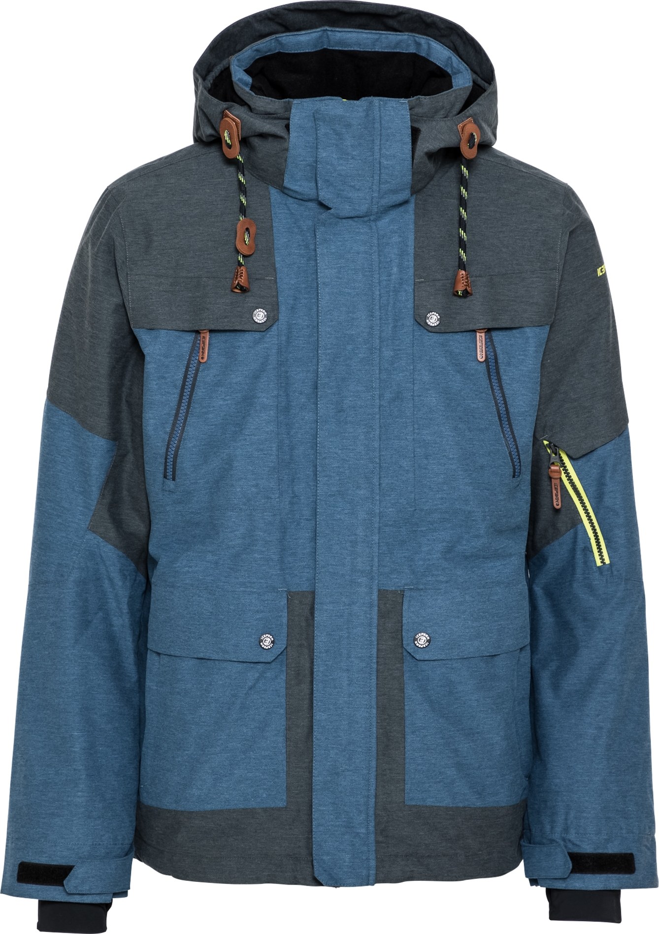 ICEPEAK Outdoorová bunda 'Keeton' chladná modrá / modrý melír