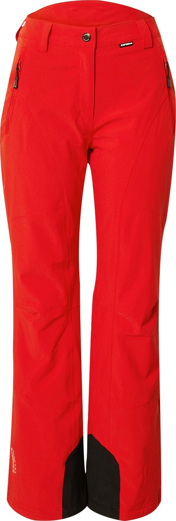 ICEPEAK Sportovní kalhoty 'FREYUNG' červená / černá