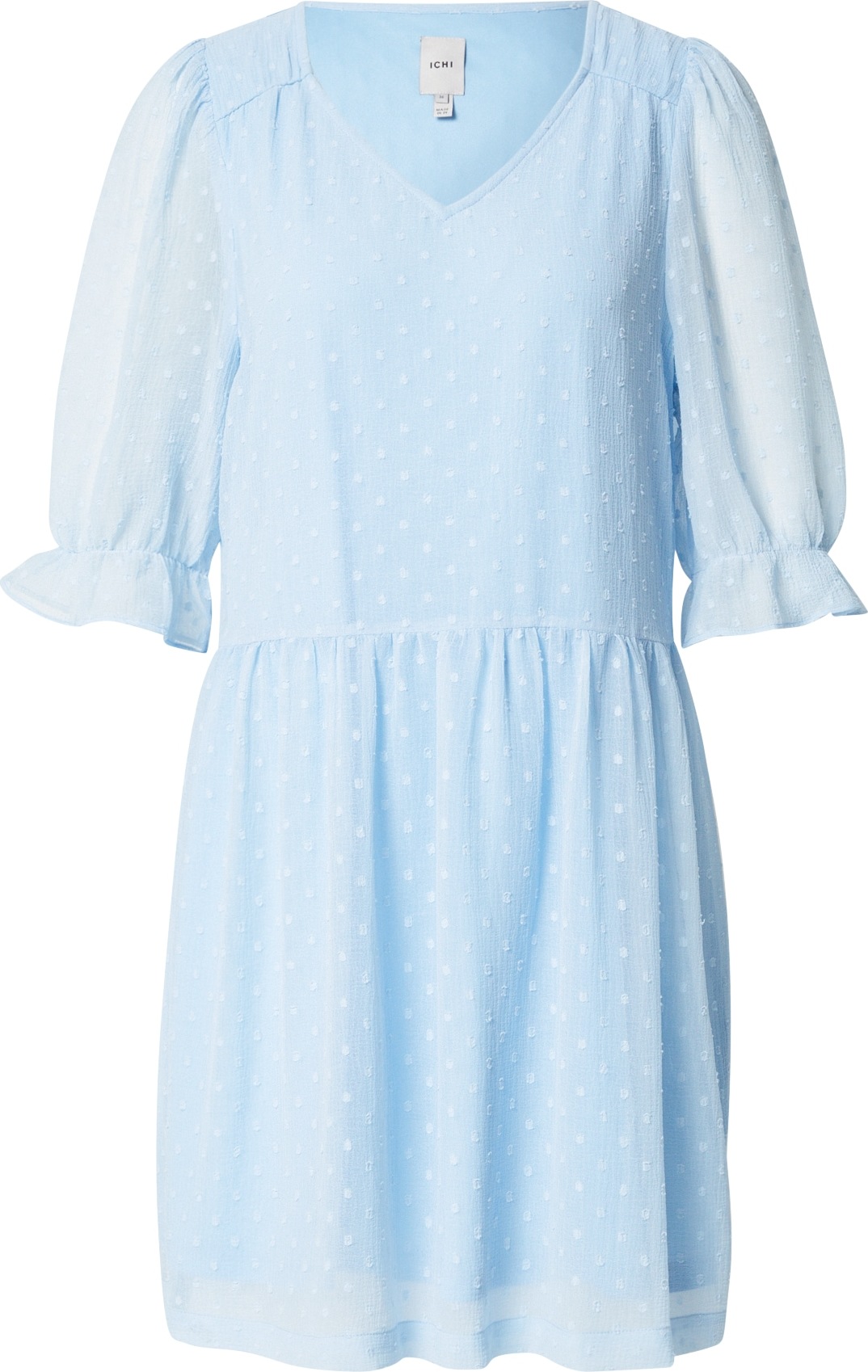 ICHI Šaty světlemodrá