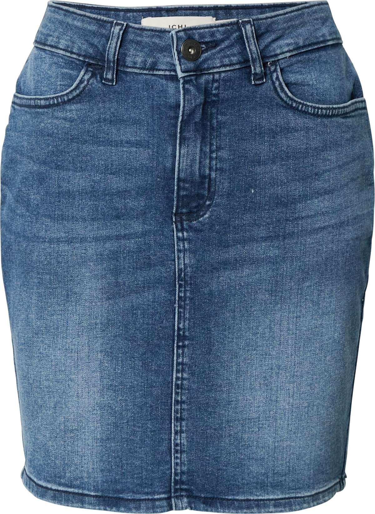 ICHI Sukně 'TWIGGY SK' modrá džínovina