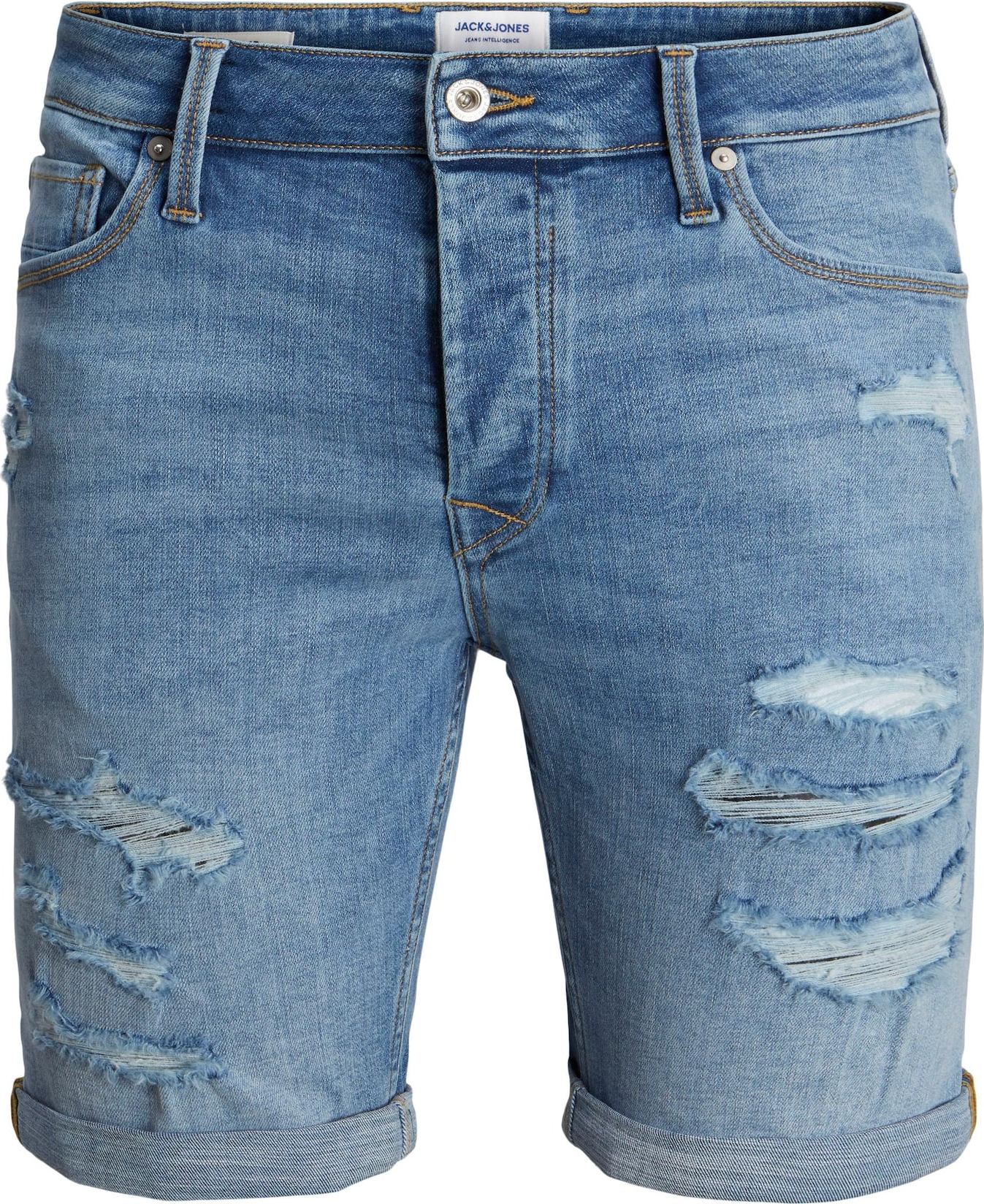 JACK & JONES Džíny 'Rick' modrá džínovina