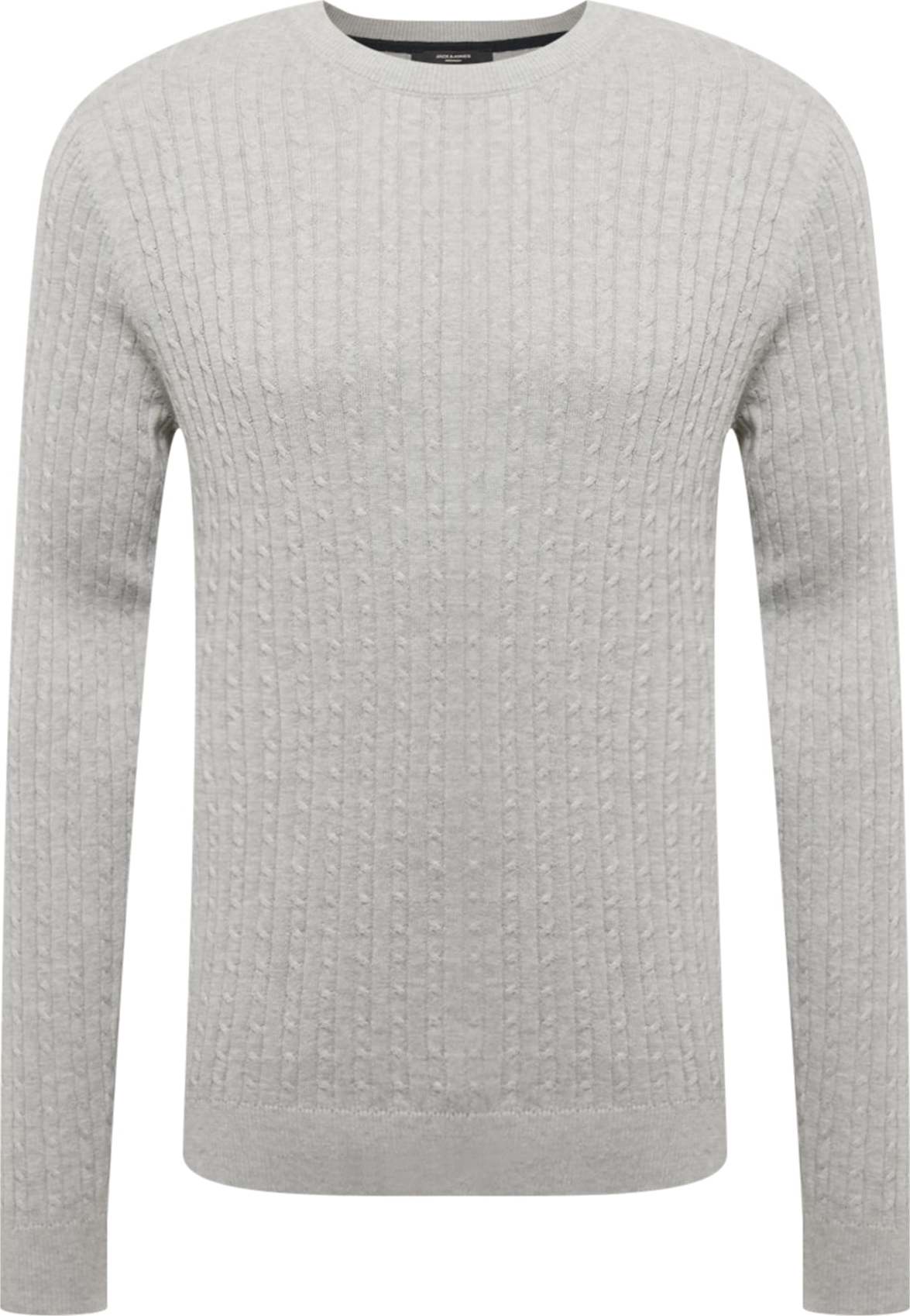 JACK & JONES Svetr 'DALLAS' šedá