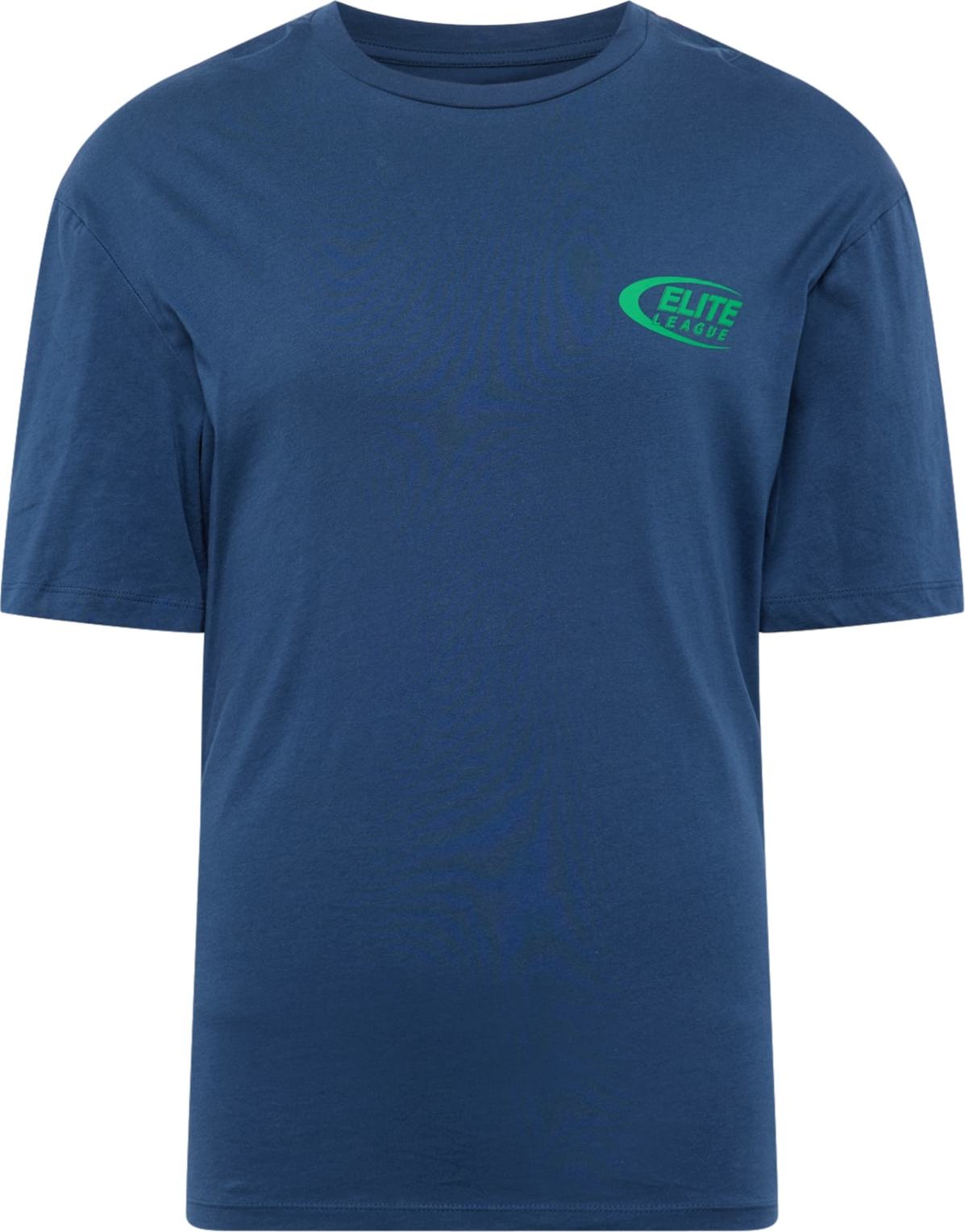 JACK & JONES Tričko 'ELITE' tmavě modrá / zelená