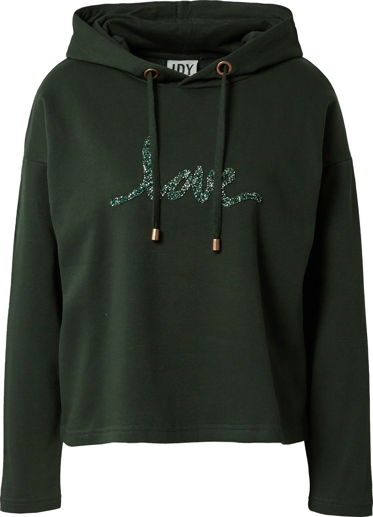 JDY Mikina 'NAJA' tmavě zelená