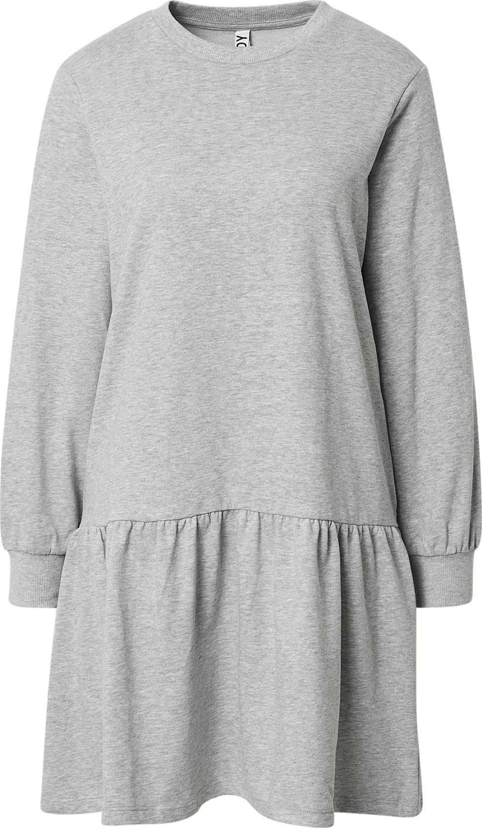 JDY Šaty 'Nashville' světle šedá