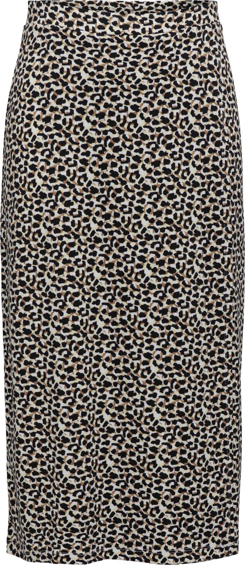 JDY Sukně 'KAMILLA' krémová / světle béžová / hnědá / černá