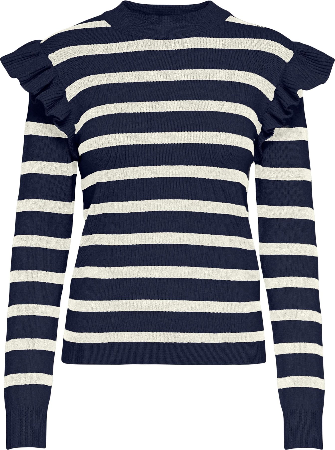 JDY Svetr 'MARCO' noční modrá / přírodní bílá