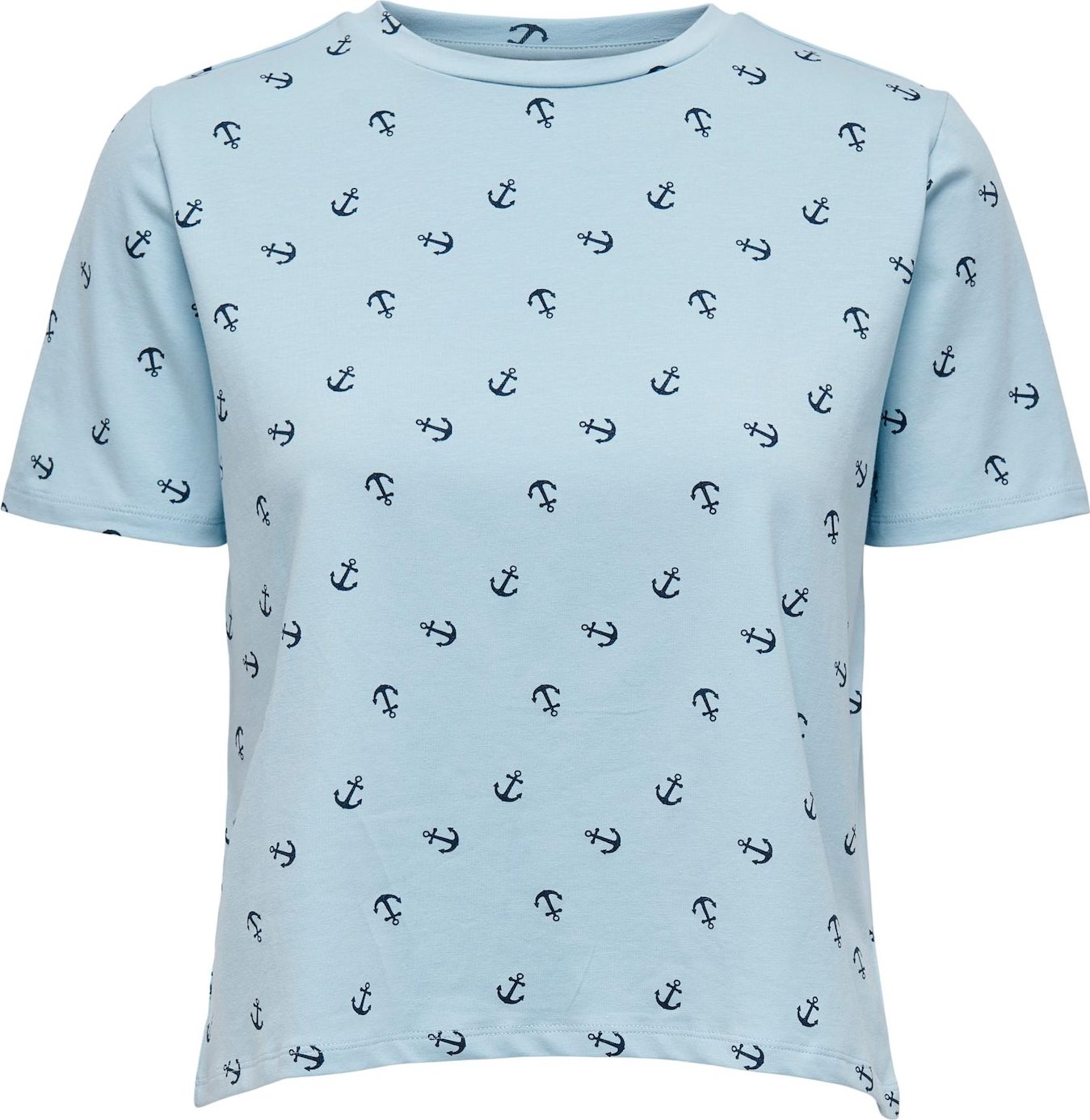 JDY Tričko 'Pablo' marine modrá / světlemodrá