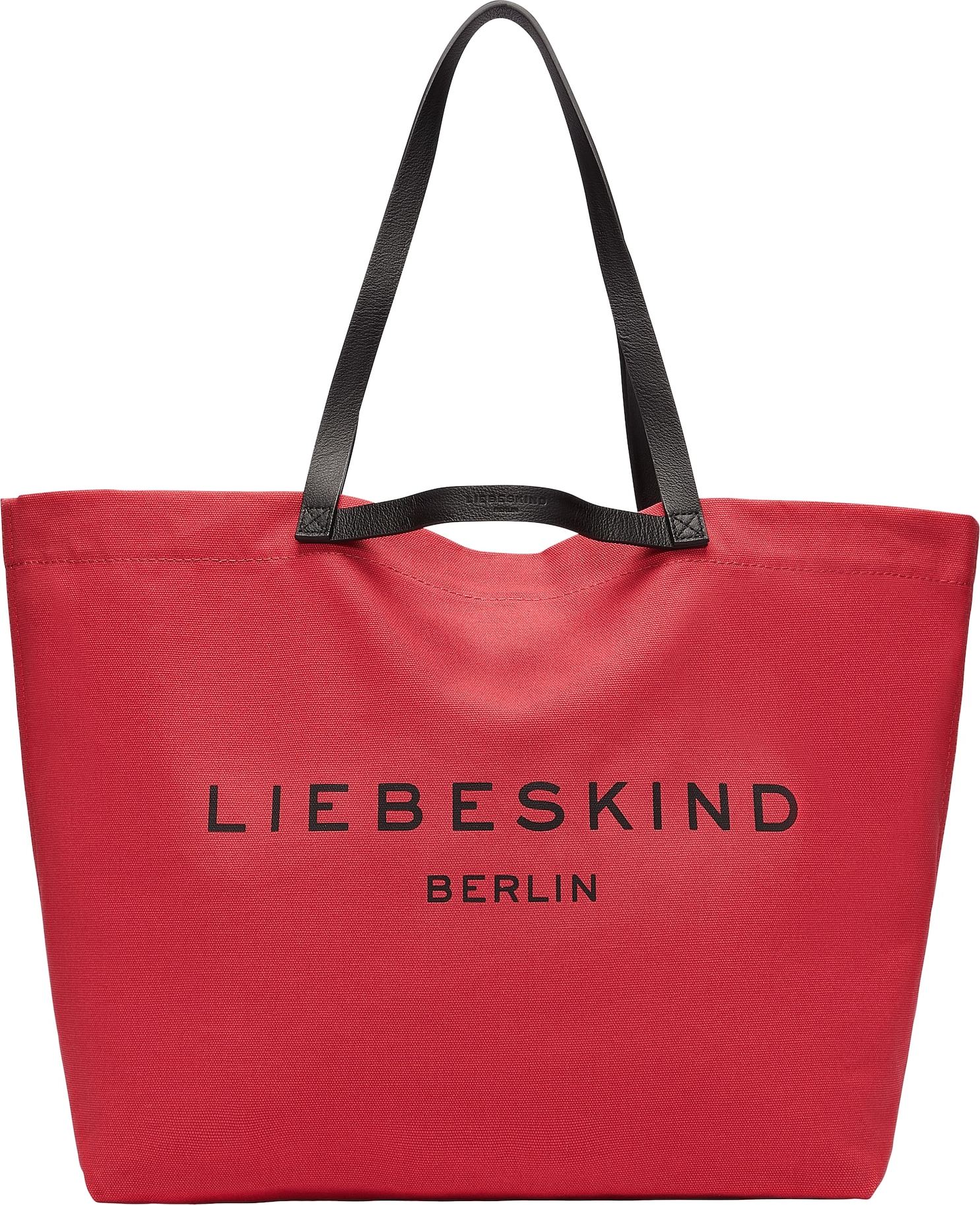 Liebeskind Berlin Nákupní taška červená / černá