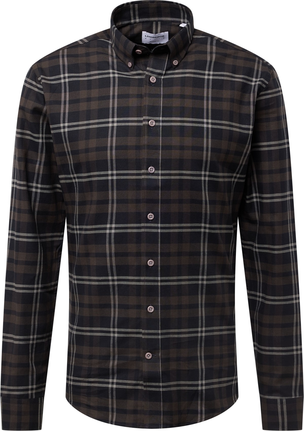 Lindbergh Košile béžová / hnědá / černá