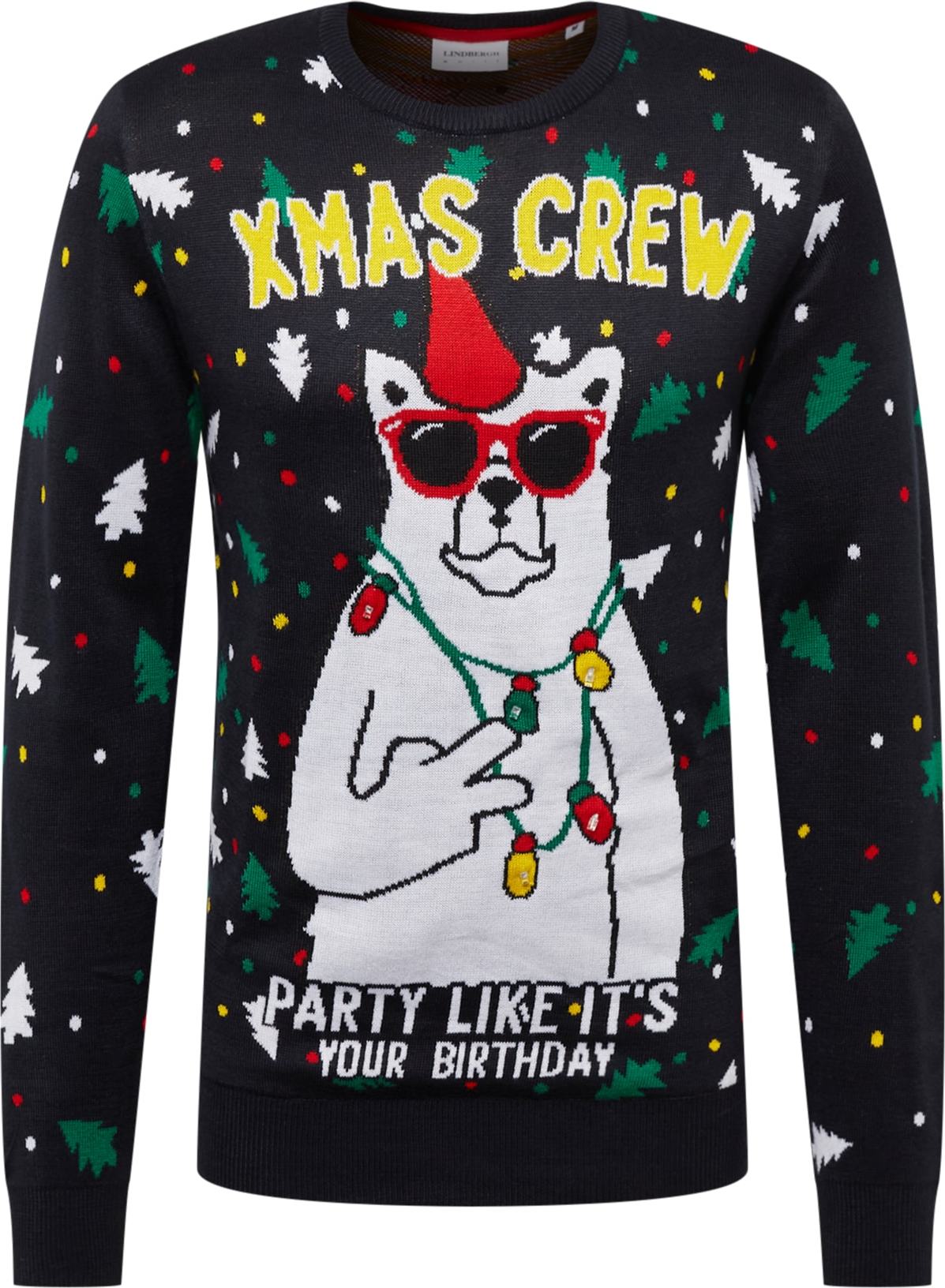 Lindbergh Svetr námořnická modř / žlutá / zelená / červená