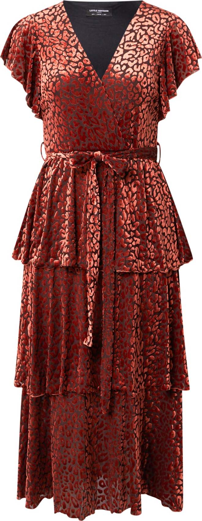 Little Mistress Šaty čokoládová / rezavě hnědá