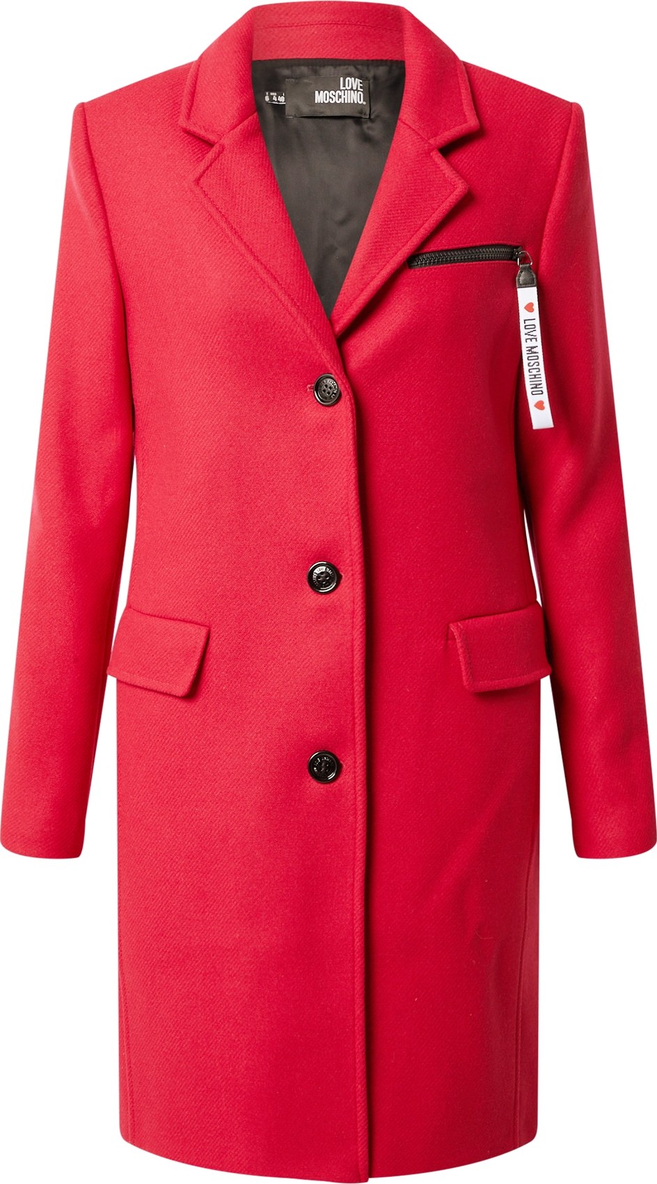 Love Moschino Přechodný kabát červená