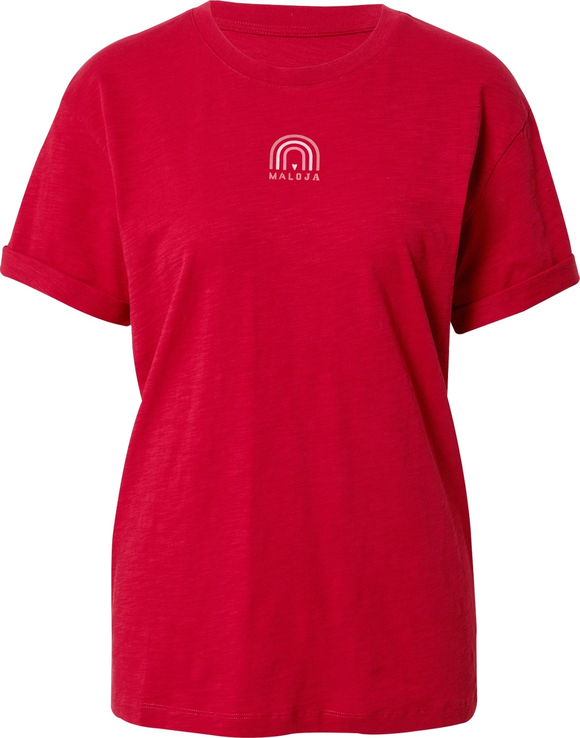 Maloja Funkční tričko 'Backenstein' růžová / červená / bílá