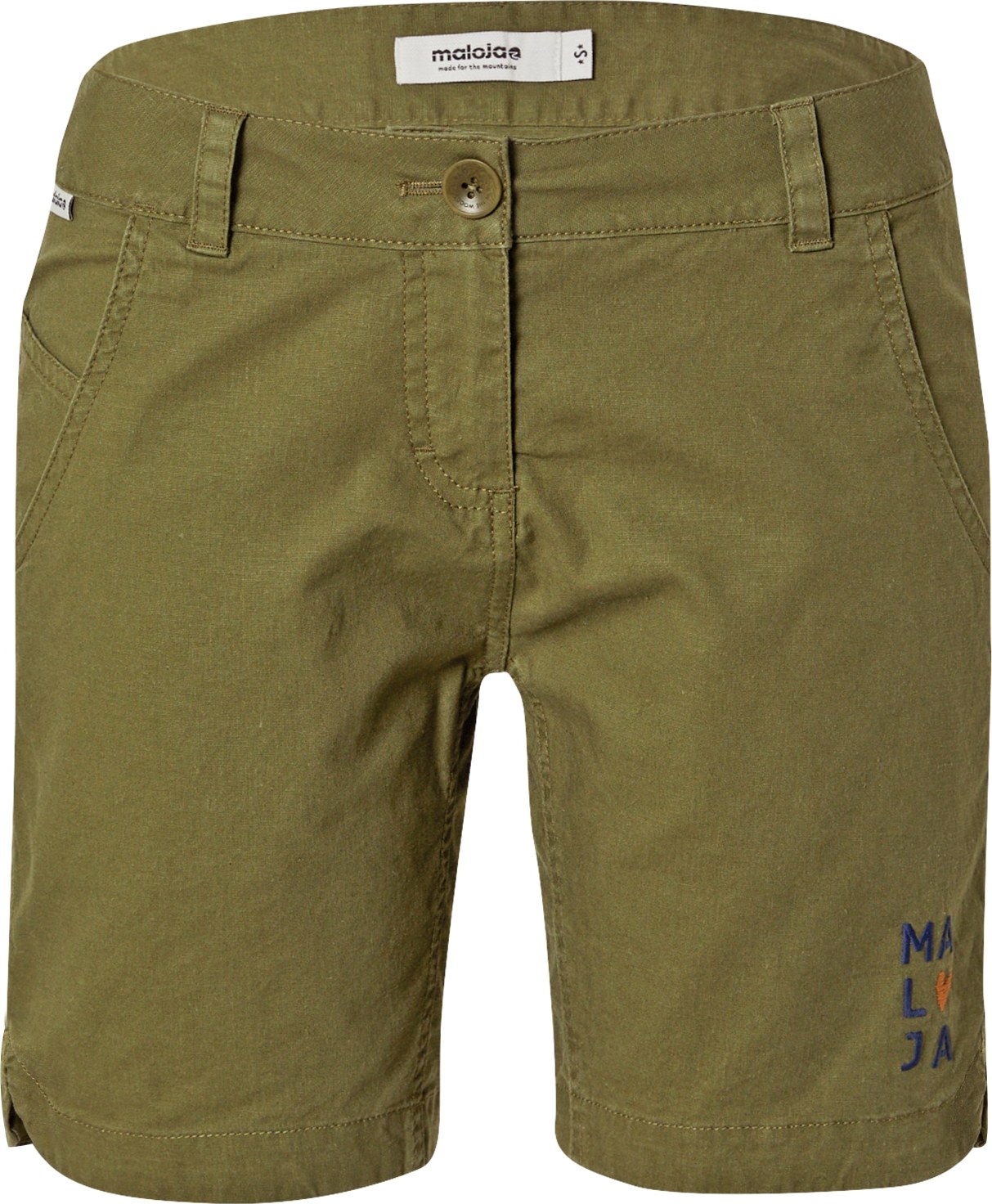 Maloja Outdoorové kalhoty 'Bettina' námořnická modř / olivová / oranžová / korálová
