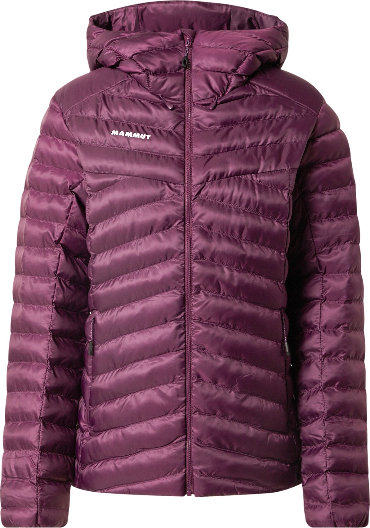 MAMMUT Outdoorová bunda 'Albula' tmavě fialová / bílá