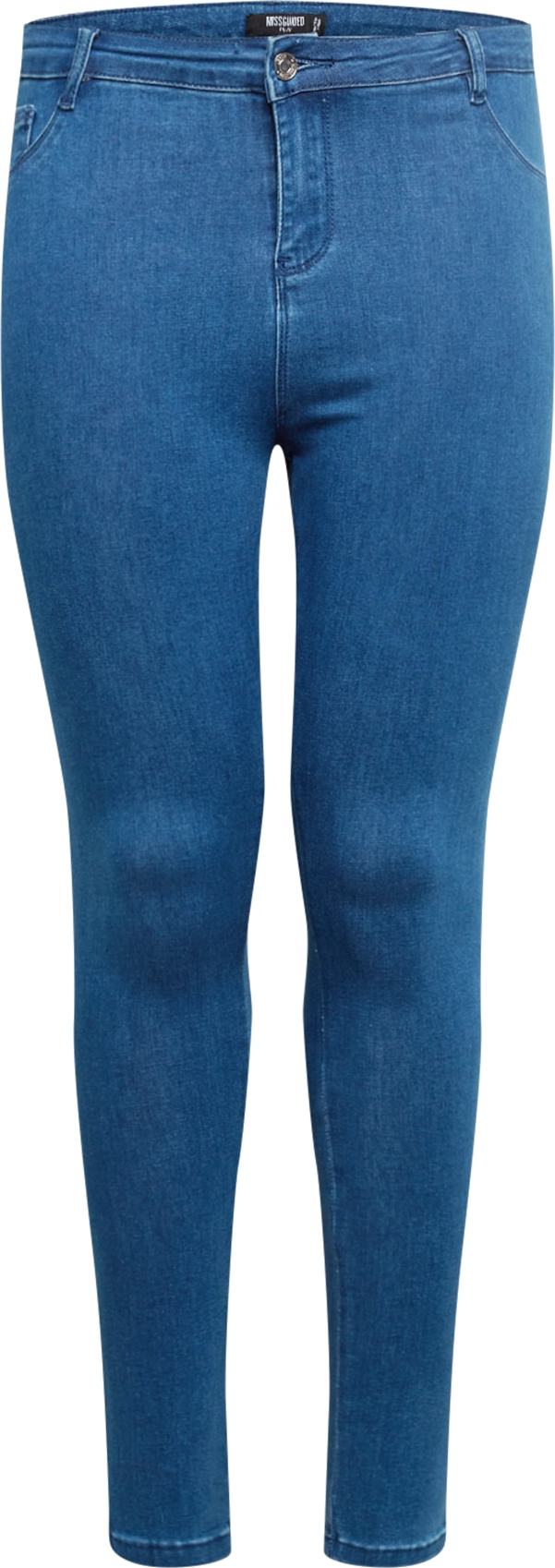 Missguided Plus Džíny 'ANARCHY' modrá džínovina