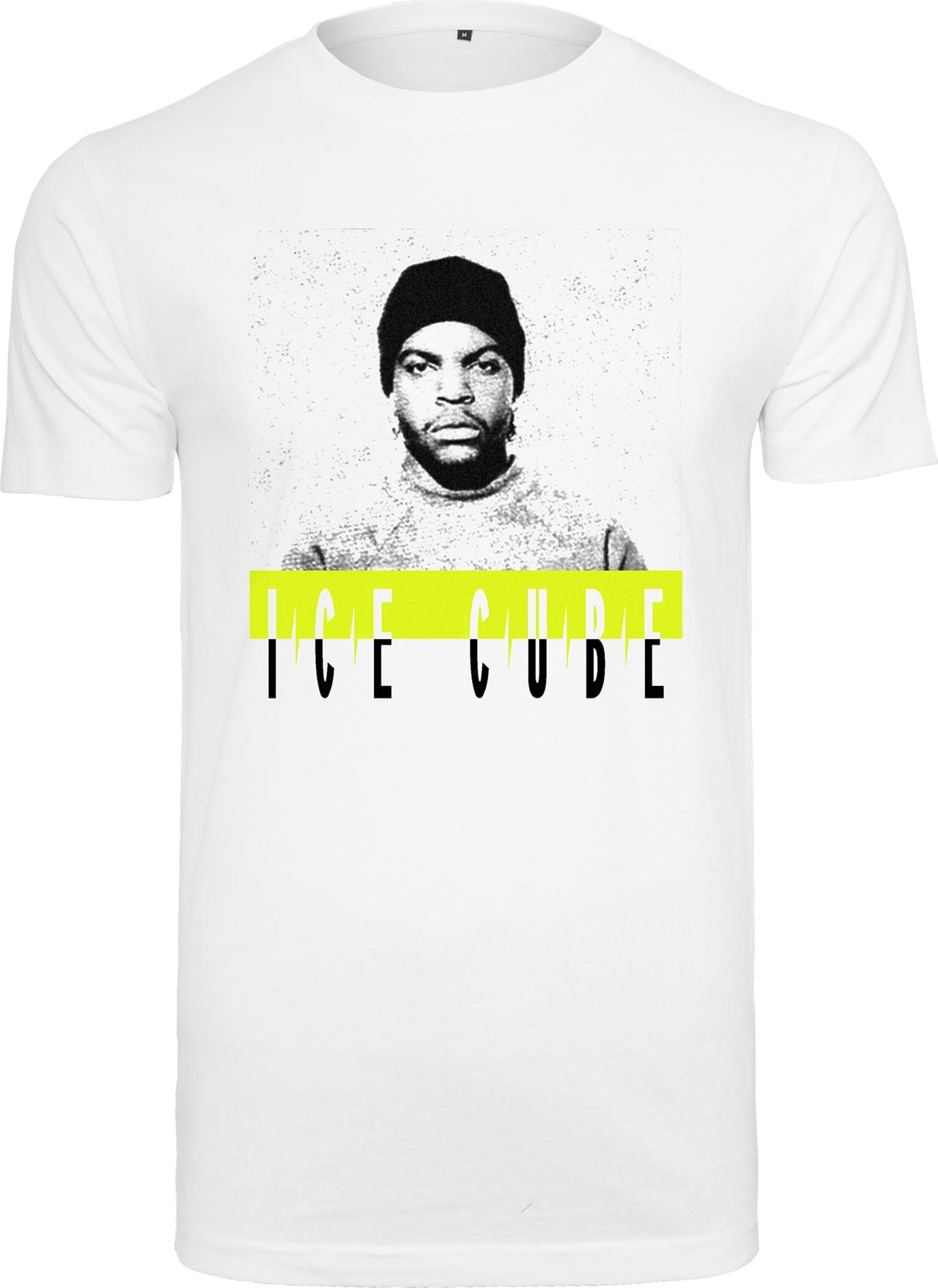 Mister Tee Tričko 'Ice Cube' žlutá / černá / bílá