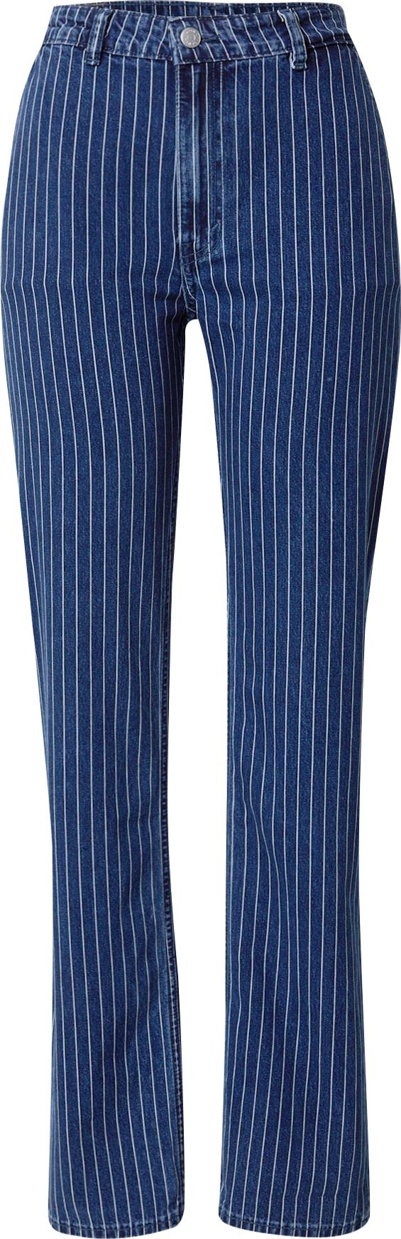 Monki Džíny tmavě modrá / bílá