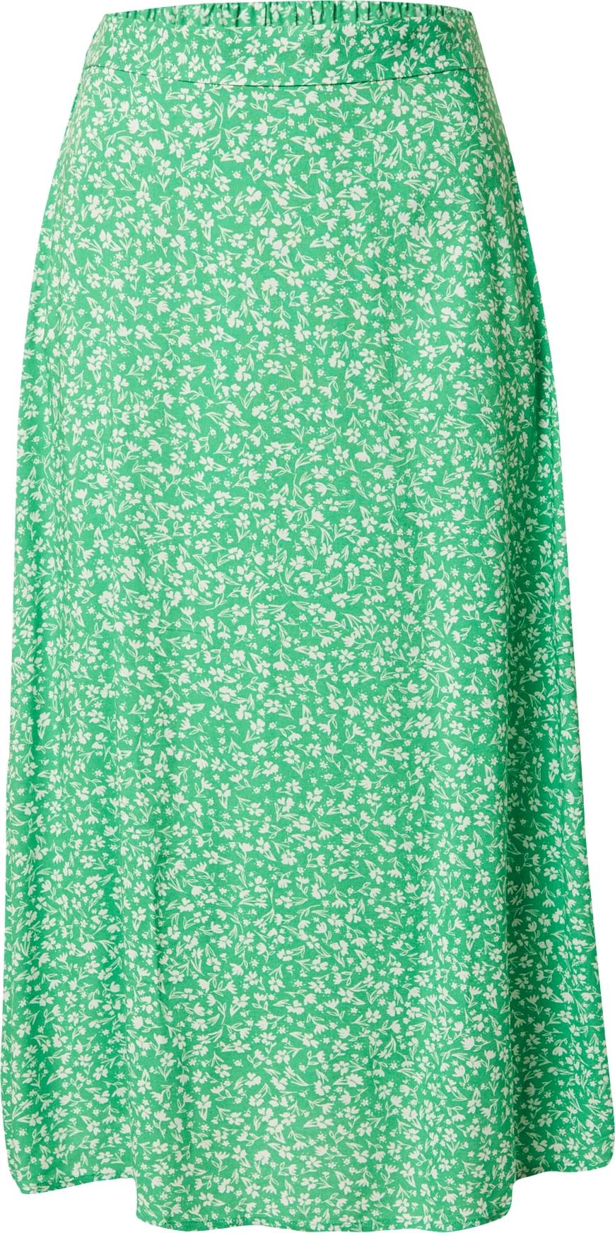 Monki Sukně nefritová / bílá