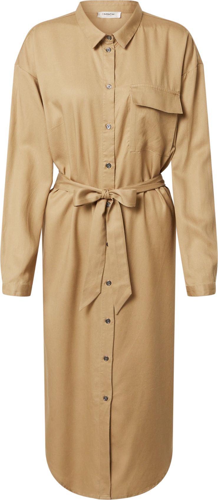 MOSS COPENHAGEN Košilové šaty 'Khady Rosanna' béžová