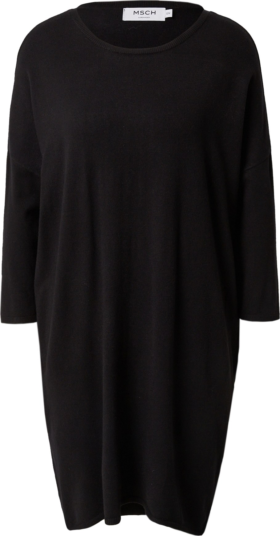 MOSS COPENHAGEN Úpletové šaty 'Rachelle' černá