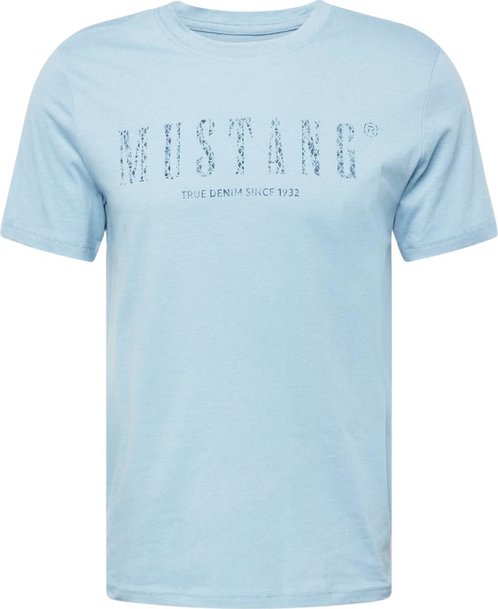 MUSTANG Tričko 'Alex' světlemodrá